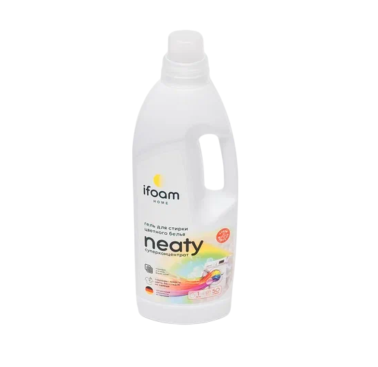 ifoam neaty гель для стирки цветного белья суперконцентрат 1000 мл