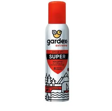 Gardex extreme super аэрозоль от комаров слепней и мошек 150 мл