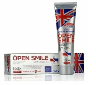 ВЕСНА профилактическая зубная паста open smile  traditions of great britain 100 г