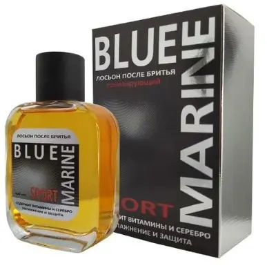 Blue marine sport лосьон после бритья 100