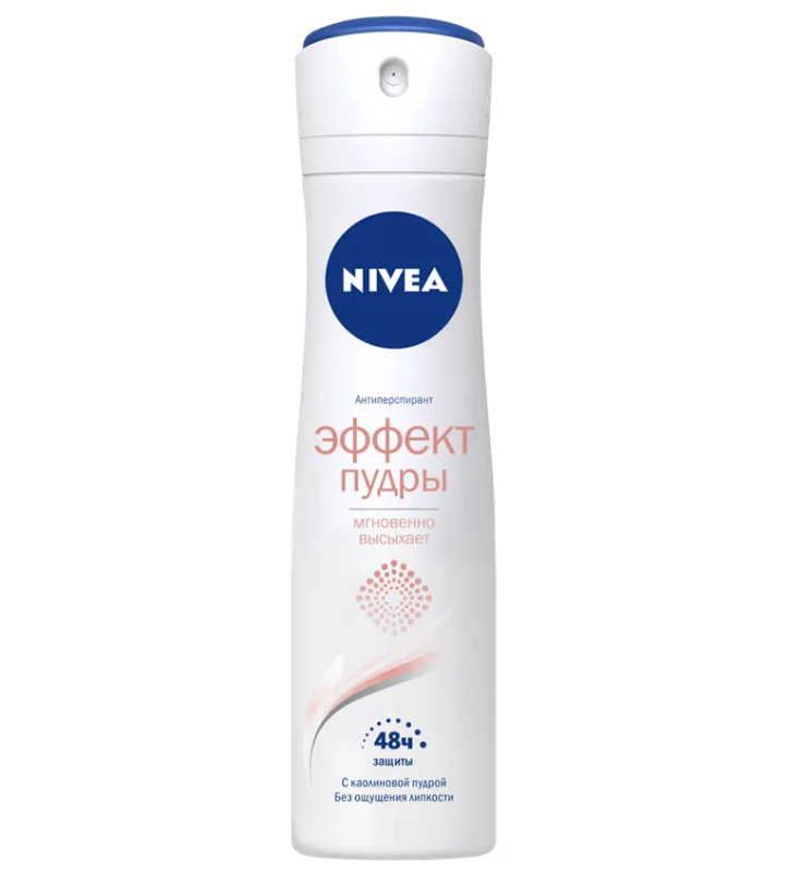Nivea део спрей женский эффект пудры 150 мл