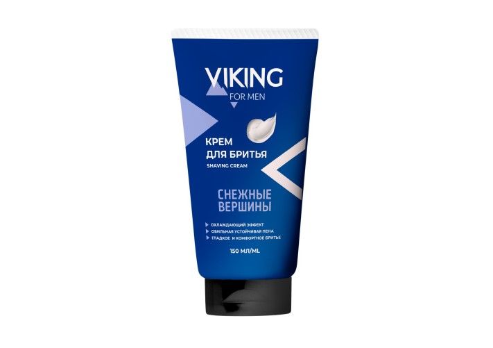 Viking крем для бритья снежные вершины 150 мл туба