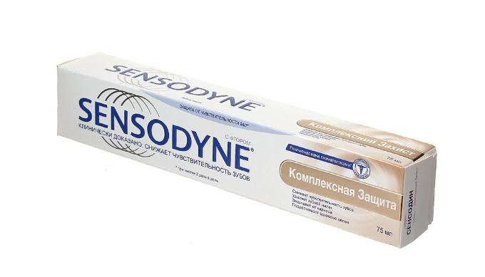 Sensodyne Сенсодин Комплексная Защита, зубная паста для чувствительных зубов, 75 мл