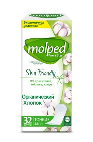 Molped ежедневные прокладки Pure&Soft 32шт