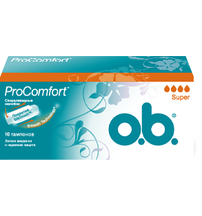 Тампоны OB Comfort супер 16шт