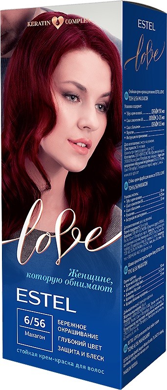 ESTEL LOVE Крем-краска 6/56 махагон