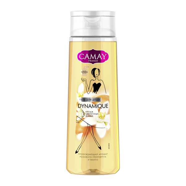 Camay парфюмированный гель для душа с ароматом розового грейпфрута для всех типов кожи 250 мл