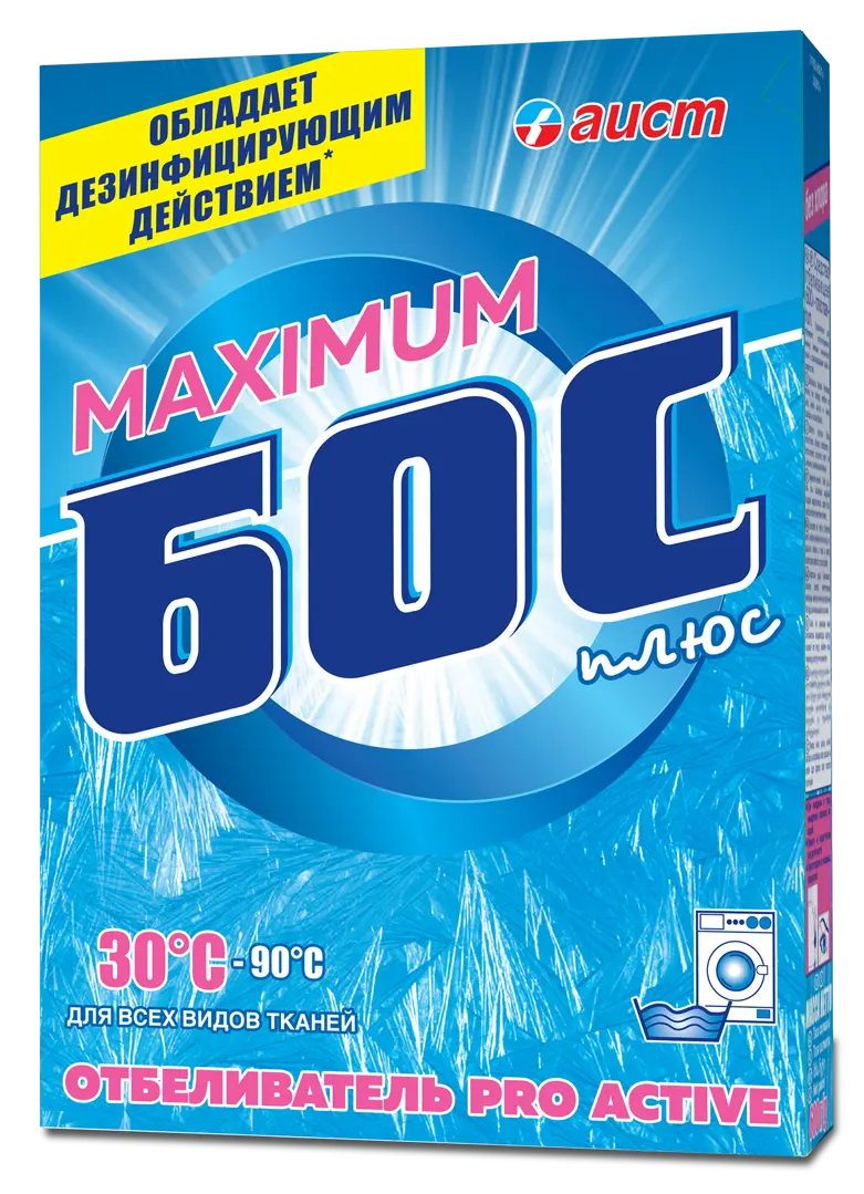 Бос плюс мах отбеливатель порошок 600 г