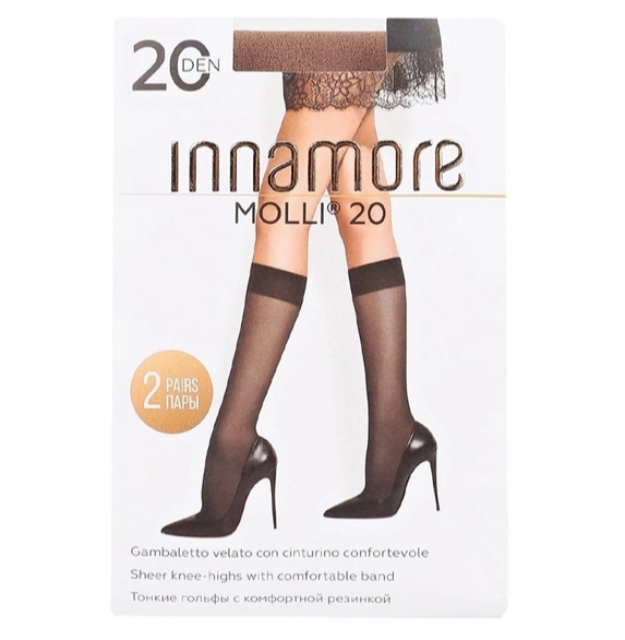 INNAMORE гольфы molli 20 упак по 2 пары daino