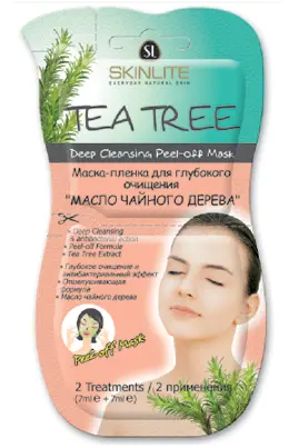 Skinlite маска пленка для глубокого очищения масло чайного дерева