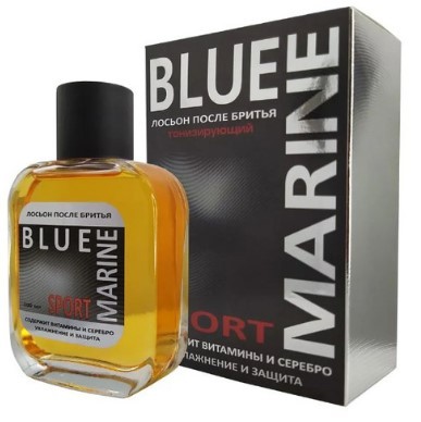 Blue marine sport лосьон после бритья 100 ml