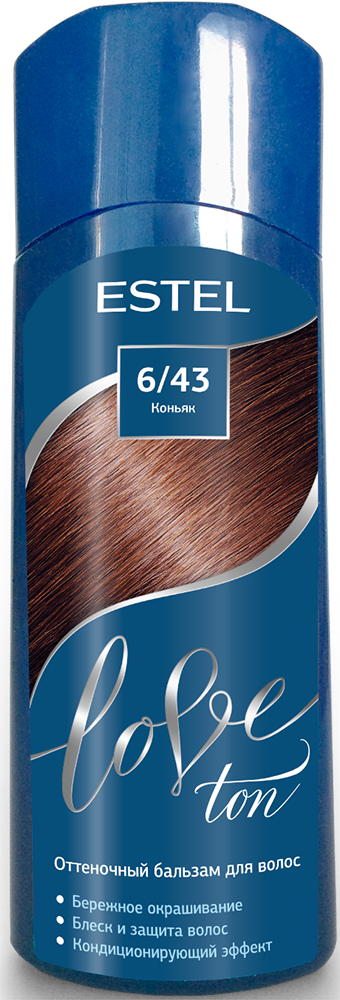 ESTEL LOVE TON Оттеночный бальзам 6/43 коньяк