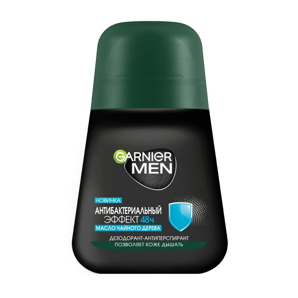 Garnier дезодорант антиперспирант роликовый для тела men антибактериальный эффект 48 ч мужской 50 мл