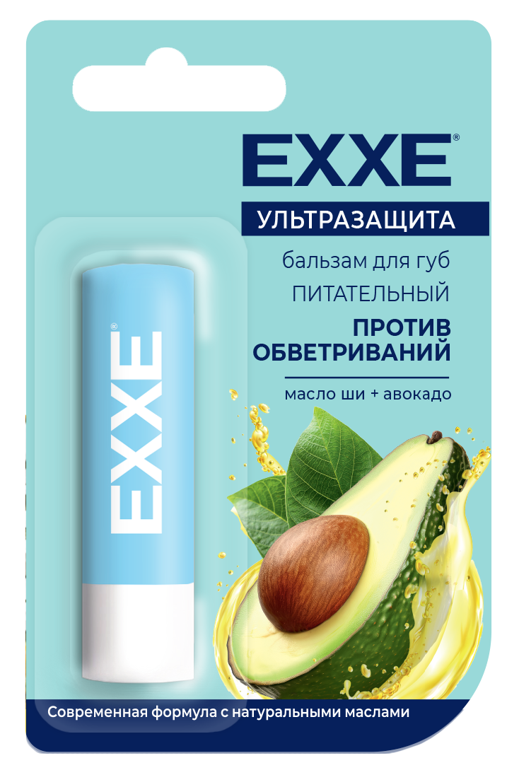Exxe бальзам для губ питательный ультра защита стик 4,2 г
