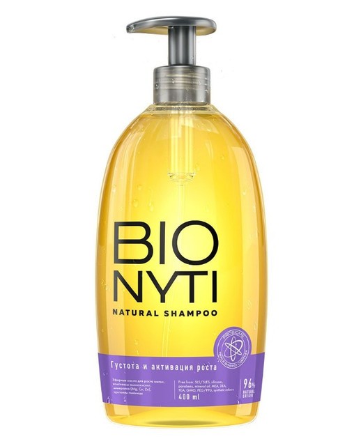 Bionity шампунь для волос Густота и Активация роста 400мл