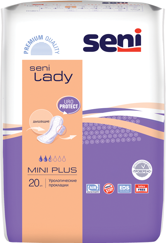 BELLA Прокладки урологические SENI LADY Mini  plus 20шт