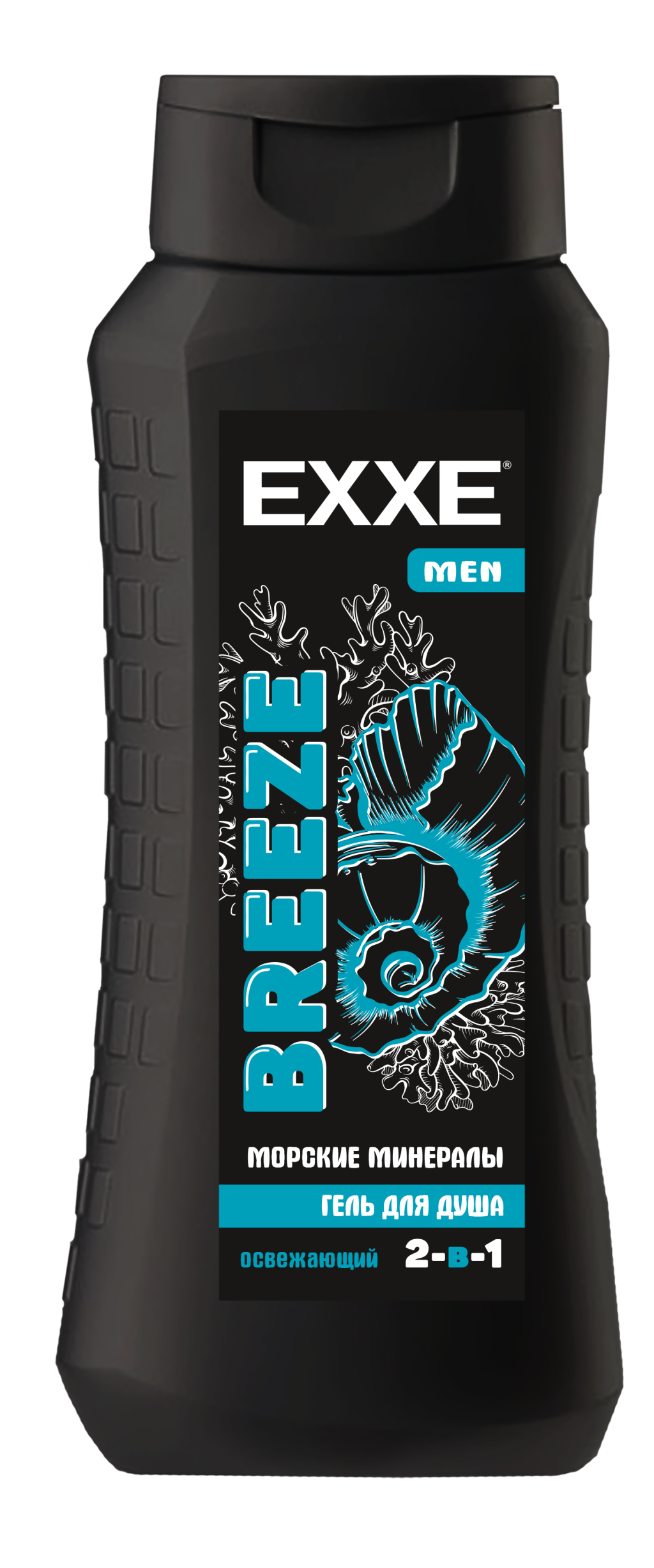 EXXE men гель для душа 2в1 морские минералы breeze 400 мл