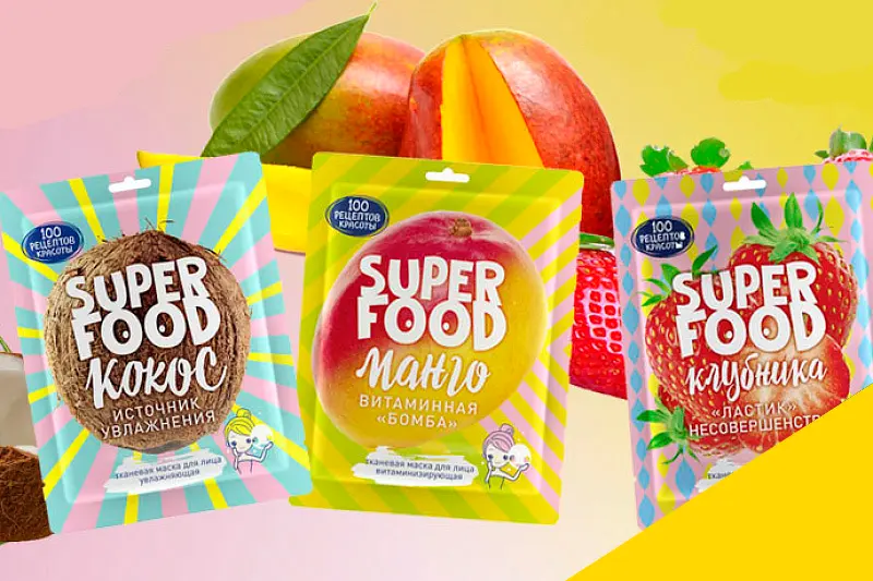 Ухаживающие маски для лица Super Food 