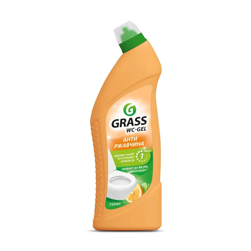 Grass wc gel средство для чистки сантехники аромат цитруса флакон 750 мл