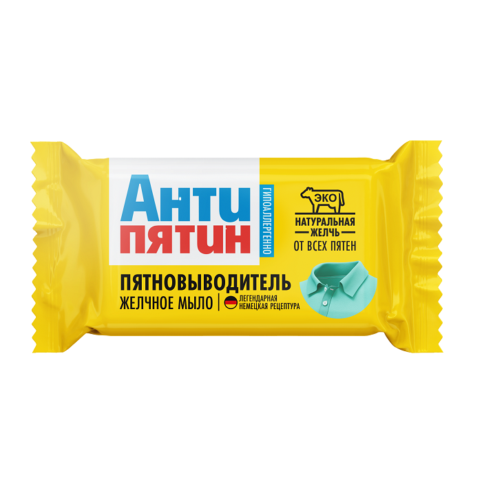 Антипятин мыло от пятен на основе натур желчи без отдушки 90 гр