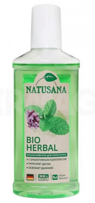 NATUSANA BIO HERBAL ополаскиватель для полости рта 250мл