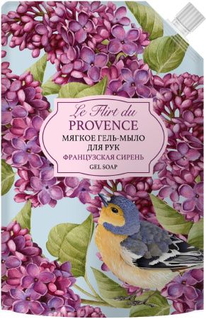 Le Flirt Du Provence мягкое гель мыло для рук французская сирень 500 мл