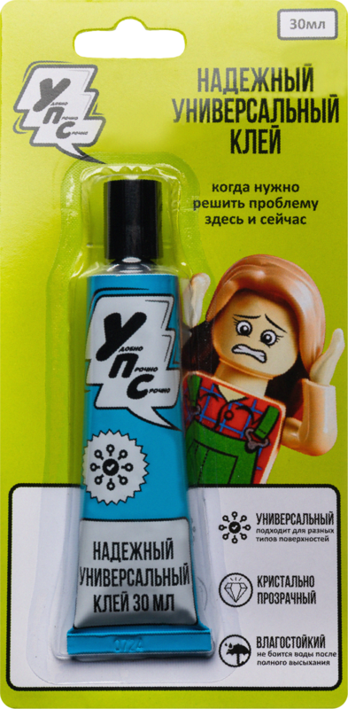Упс универсальный клей блистер 30 мл