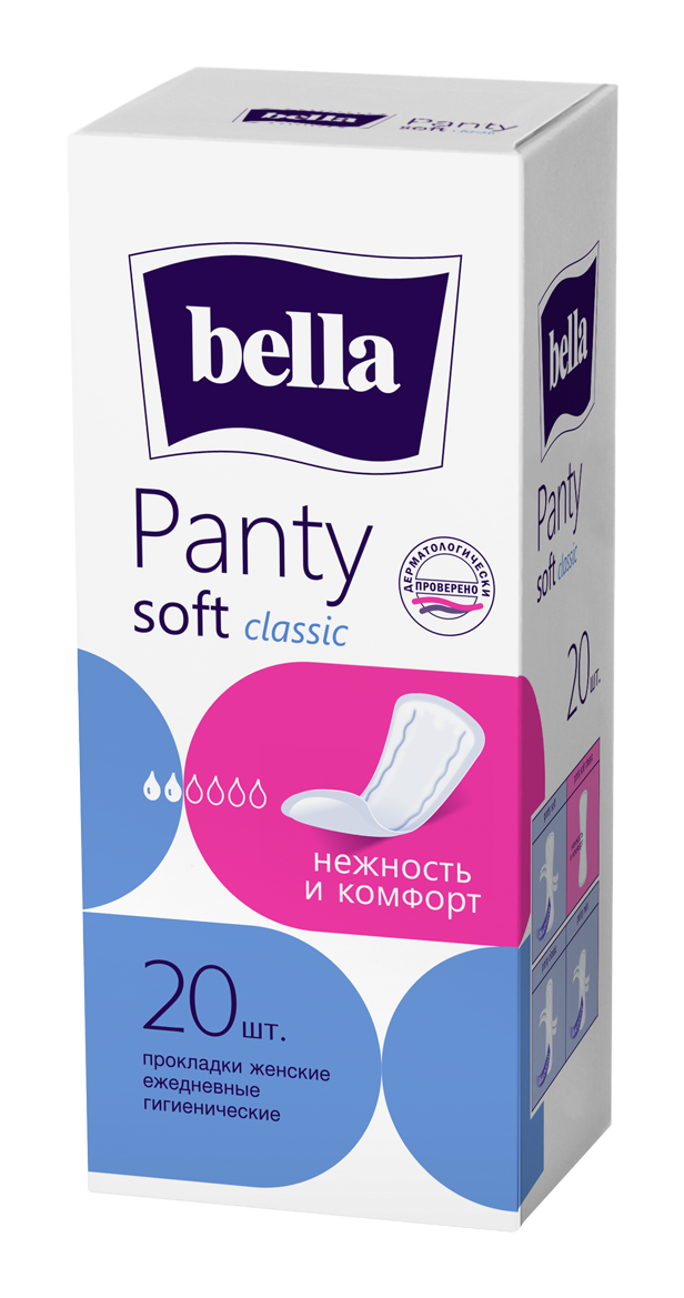 BELLA Прокладки ежедневные PANTY SOFT Classik 20 шт