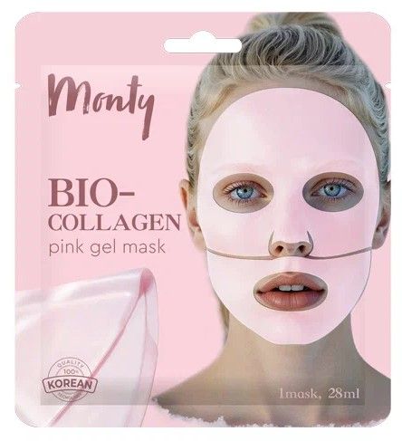 Monty гелевая маска био коллаген 28 мл
