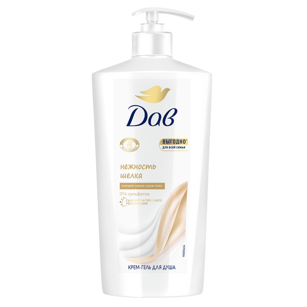 Дав гель для душа с драгоценными маслами 610 мл