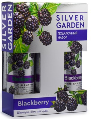 Silver garden ежевика под набор шампунь 250  гель для душа 250