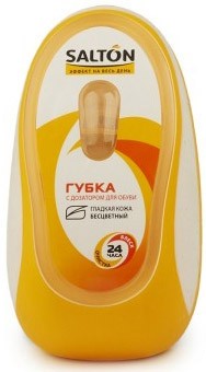 Губка для гладкой кожи SALTON с дозатором БЕСЦВЕТНАЯ
