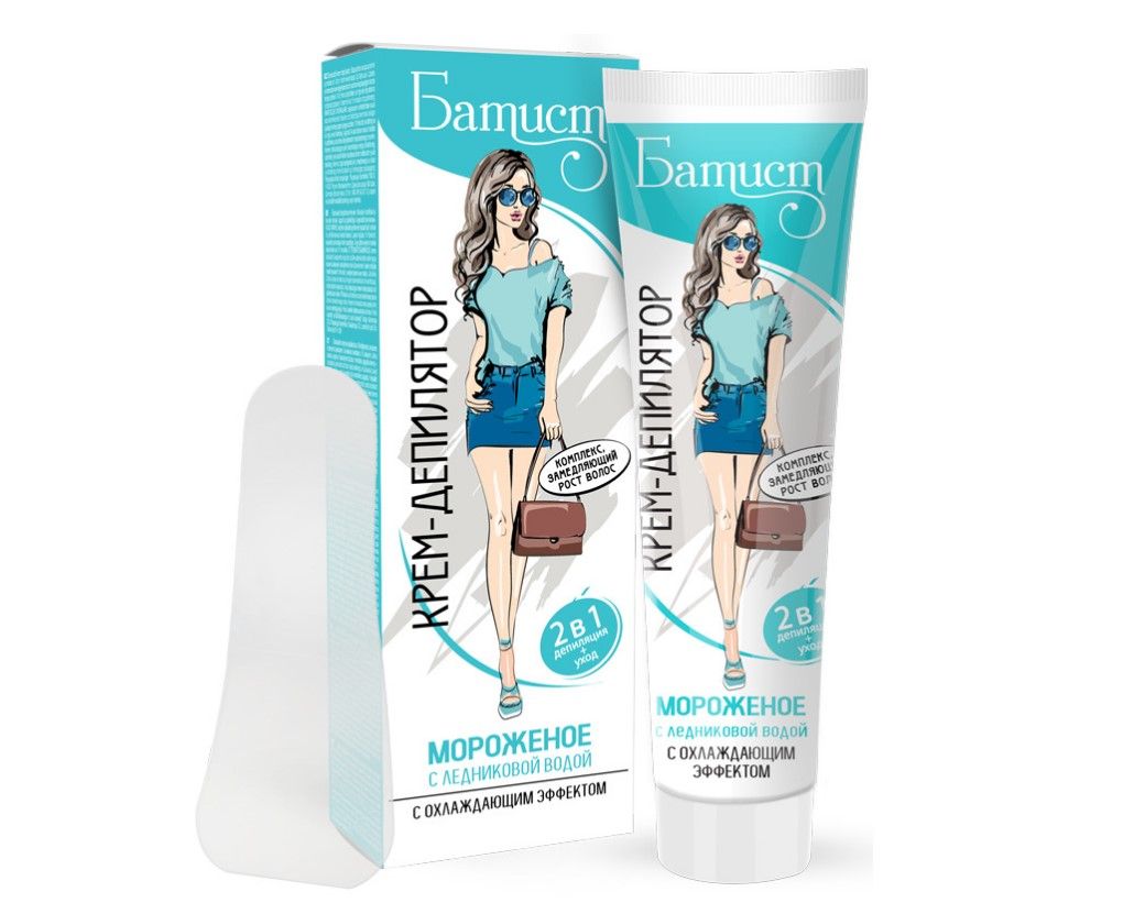 Батист крем депилятор мороженое с охлаждающим эффектом 100 мл