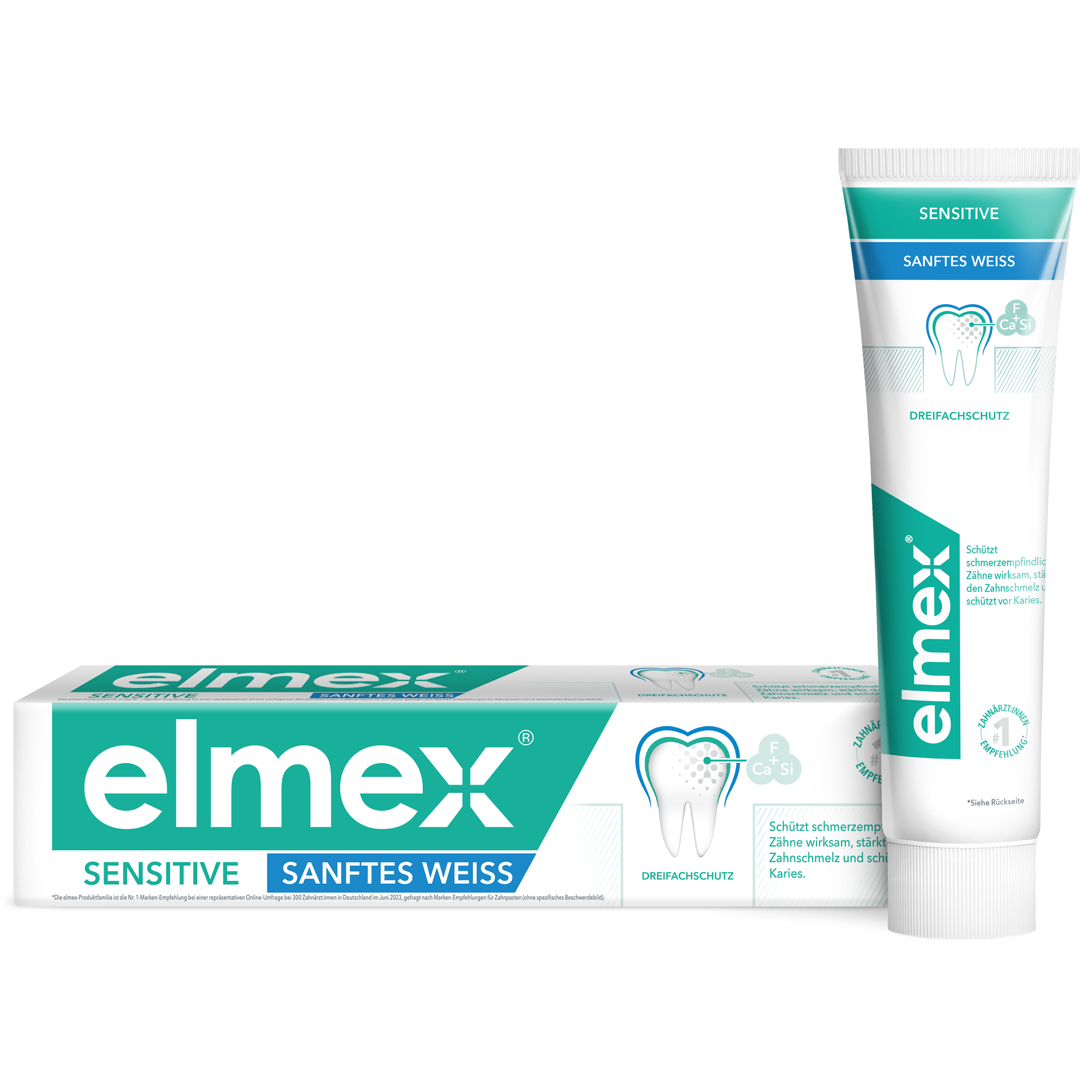 Elmex зубная паста сенситив отбеливающая 75 мл