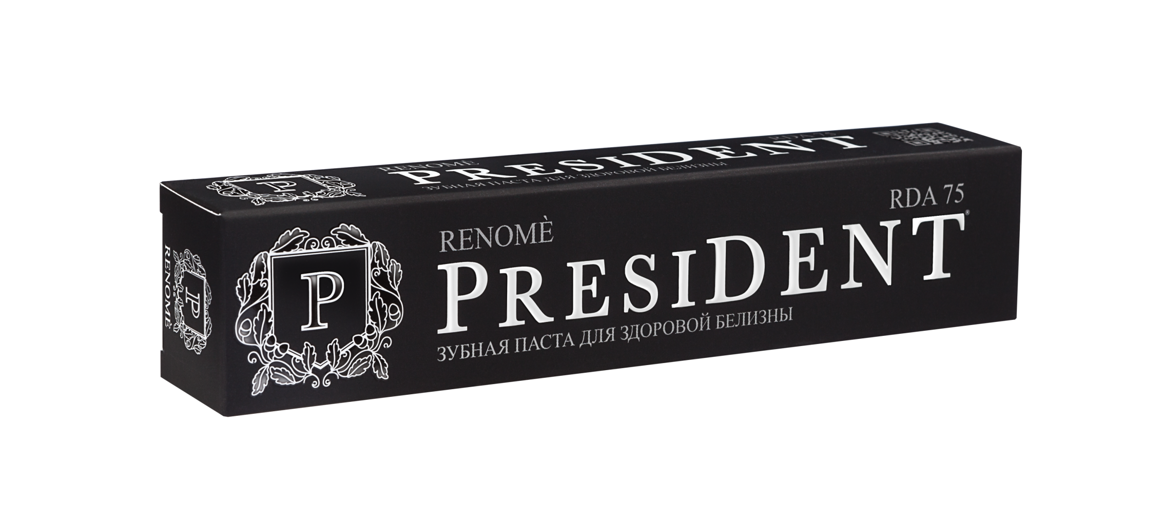 President реноме зубная паста для мягкого отбелевания 75 мл