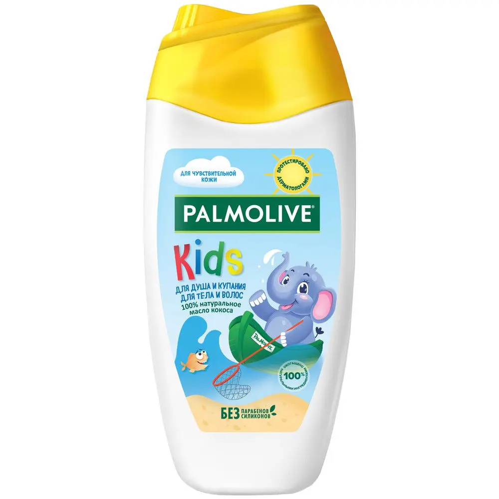 Palmolive гель для душа и купания кокос для детей от 3 лет 250 мл