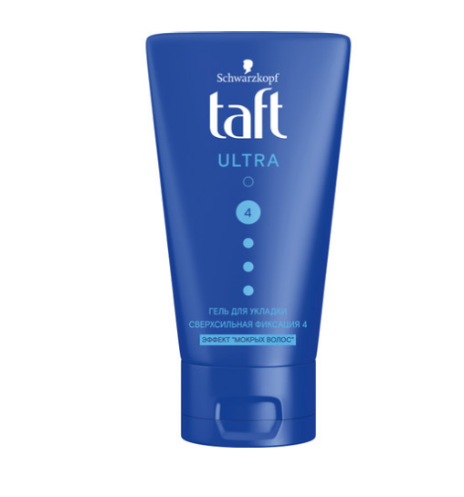Тафт ultra гель мокрый эффект синяя линия 150 мл