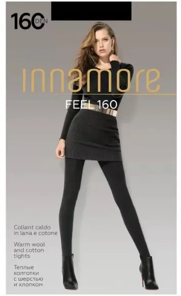 INNAMORE колготки feel 160 2 колготки мягкие с шерстью и хлопком