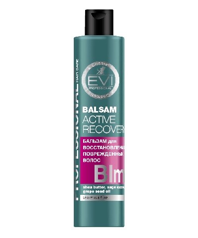 Evi Professional бальзам-ополаскиватель для поврежденных волос Активное восстановление 250мл
