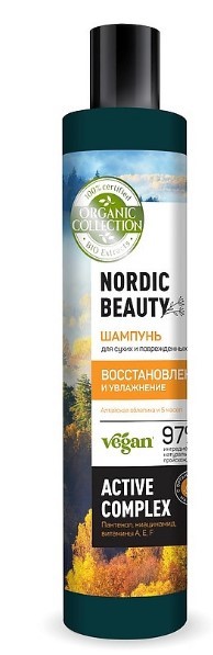 ORGANIC COLLECTION шампунь для сухих и поврежд волос восстановление и увлажнение флакон дисктоп 400мл