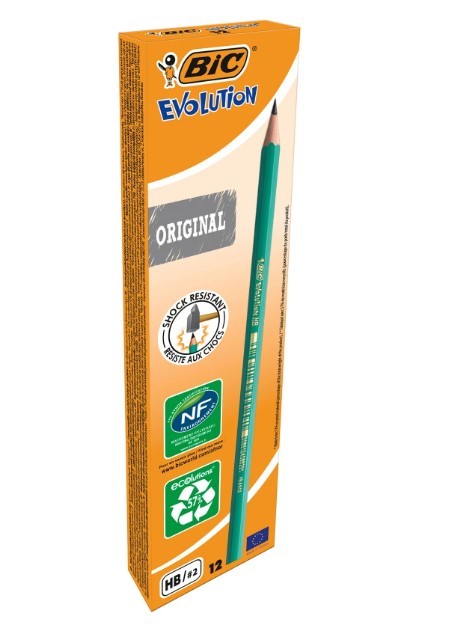 BIC Карандаш пластиковый Evolution 12шт