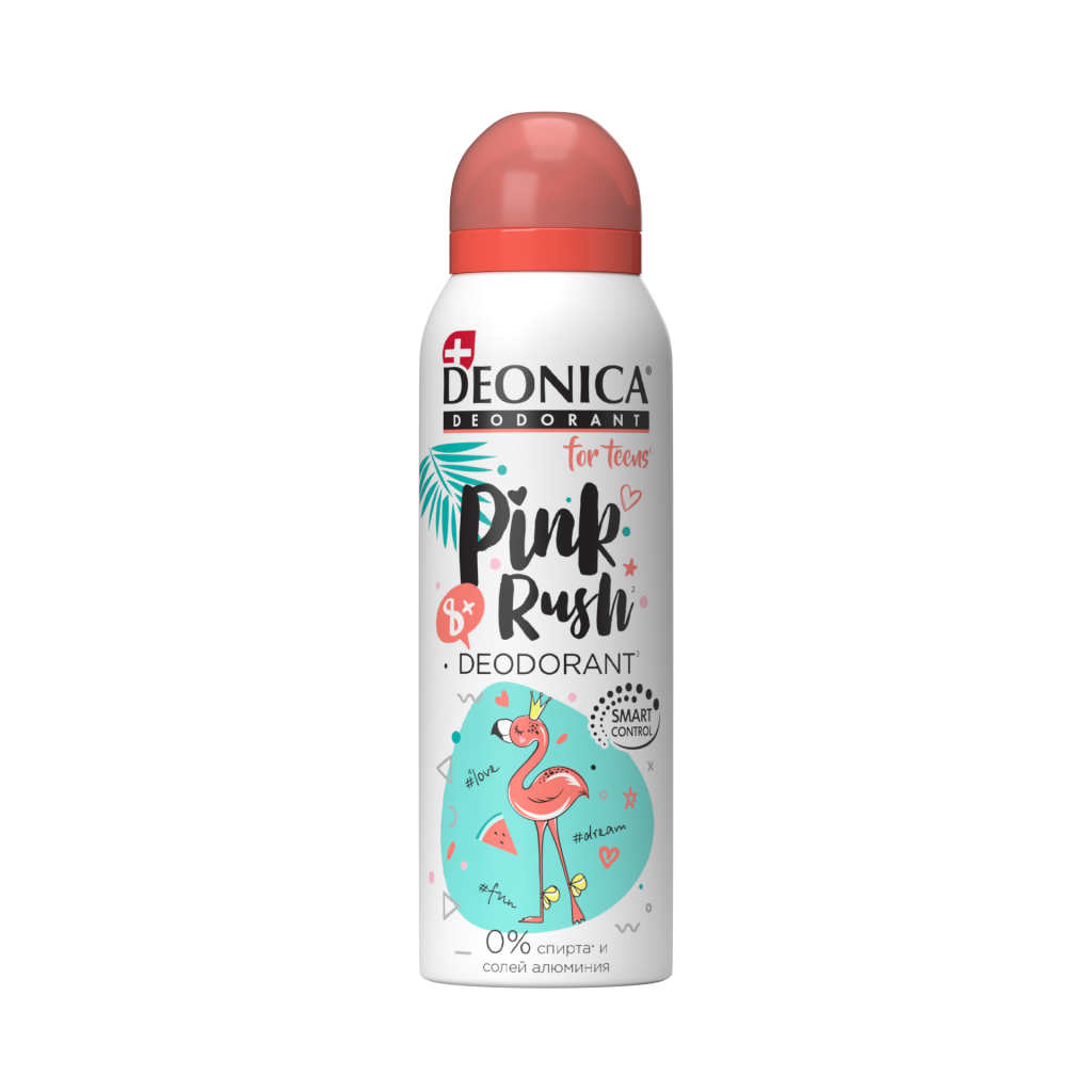 Deonica for teens антиперспирант pink rush 125 мл