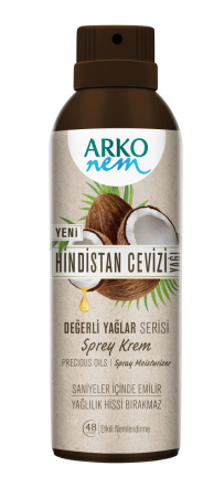 Arko nem увл крем спрей для рук и тела с маслом кокоса 150мл