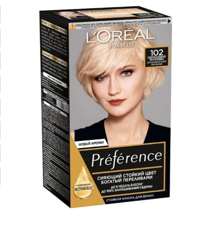 L`oreal Preference Feria 102 сверкающие переливы