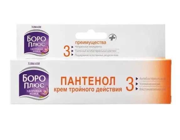 Боро плюс пантенол крем 60 мл