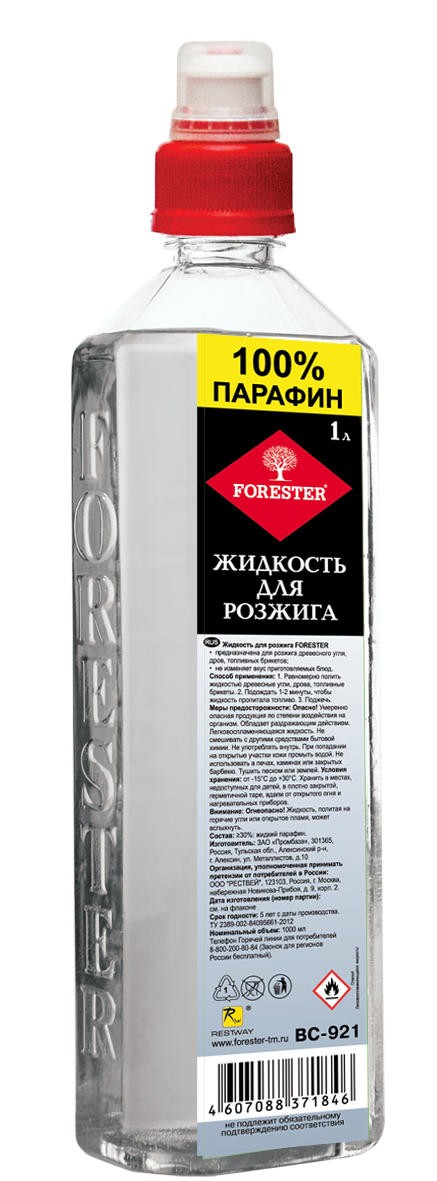 Forester жидкость для розжига 1л