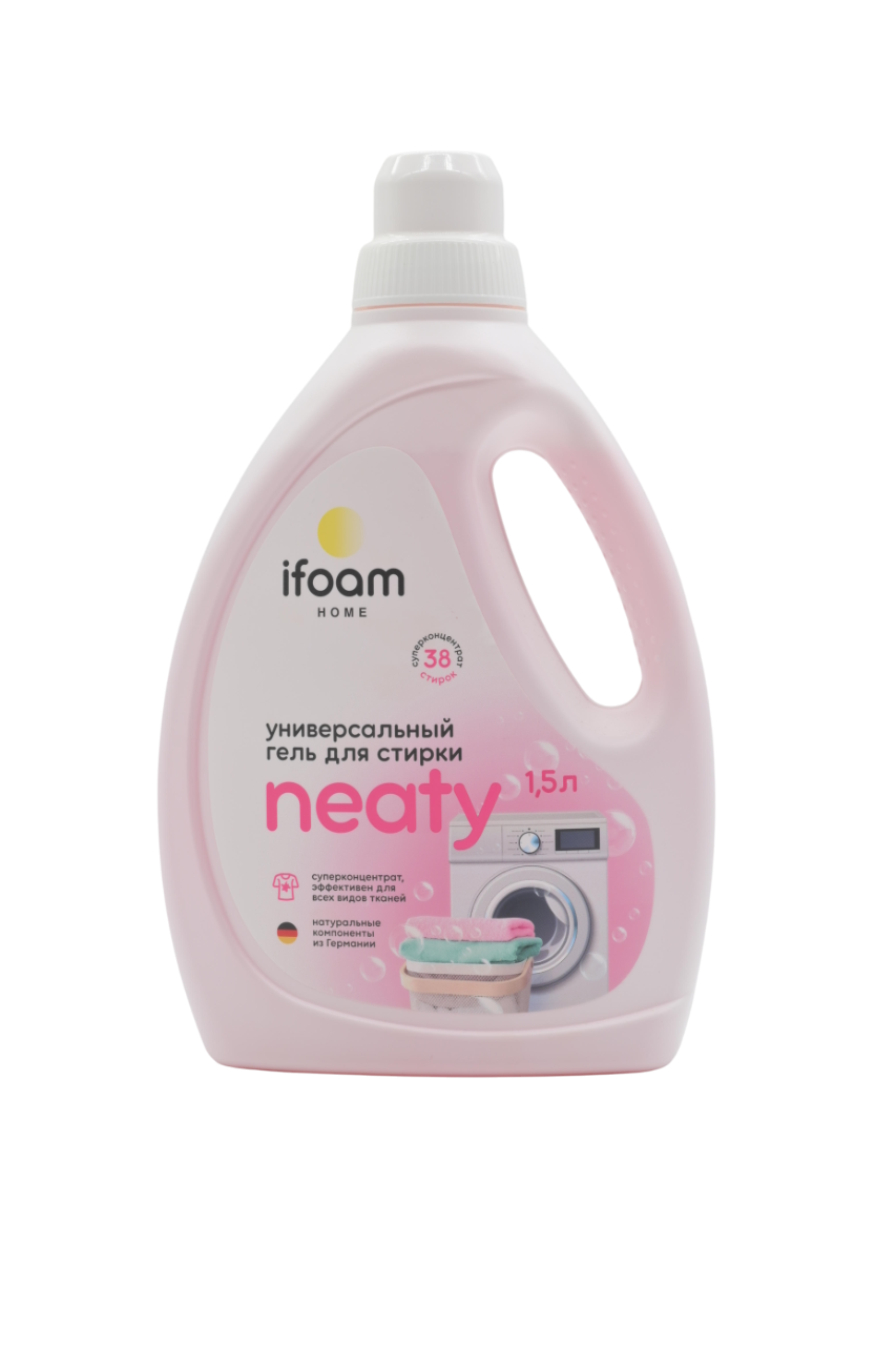 Ifoam neaty универсальный гель для стирки белья 1500 мл