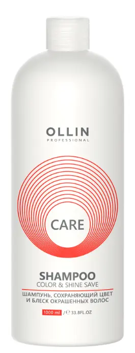 OLLIN CARE шампунь сохраняющий цвет и блеск окрашенных волос 1000мл