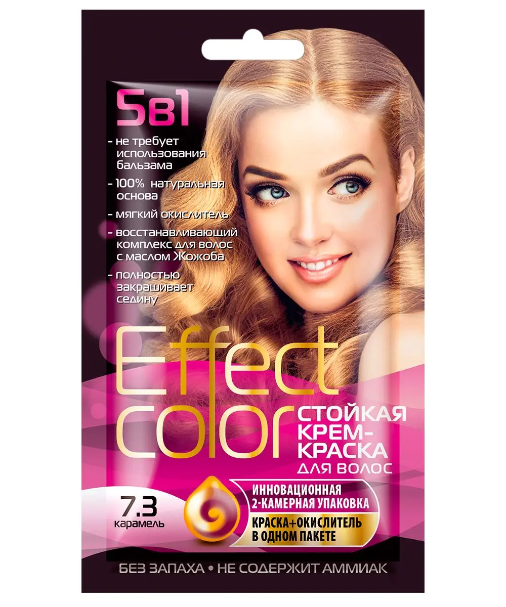 Effect С краска для волос тон 7.3 карамель