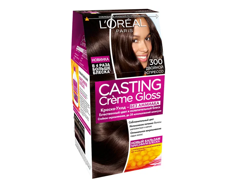 L'Oreal Paris Casting Creme Gloss краска уход для волос 300 двойной эспрессо
